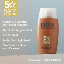 ISDIN Fotoprotector Fusion Water MAGIC SPF 50 – Ultralight Daily Facial Sunscreen