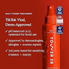 Tower 28 SOS Daily Rescue Facial Spray – Calming Mist for Sensitive & Acne-Prone Skin