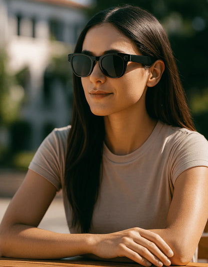 Smart Bluetooth Audio Glasses | Wireless Sunglasses with Built-in Speakers & Mic