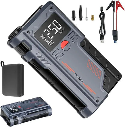 Portable Car Jump Starter with Digital Display
