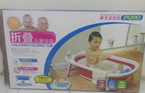 Foldable Baby Bath Tub | Portable Infant Bathtub with Non-Slip Design