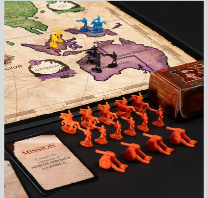 Risk: The World Contest Edition – Strategic Board Game with New Map & Secret Missions