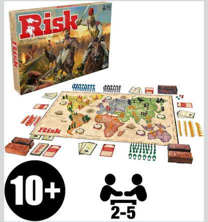 Risk: The World Contest Edition – Strategic Board Game with New Map & Secret Missions