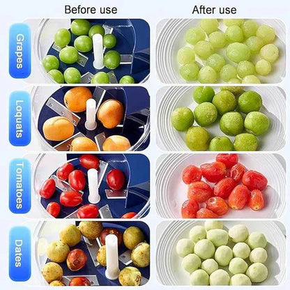 Multi-Function Fruit & Vegetable Peeler with Storage Bowl – Easy Kitchen Prep Tool